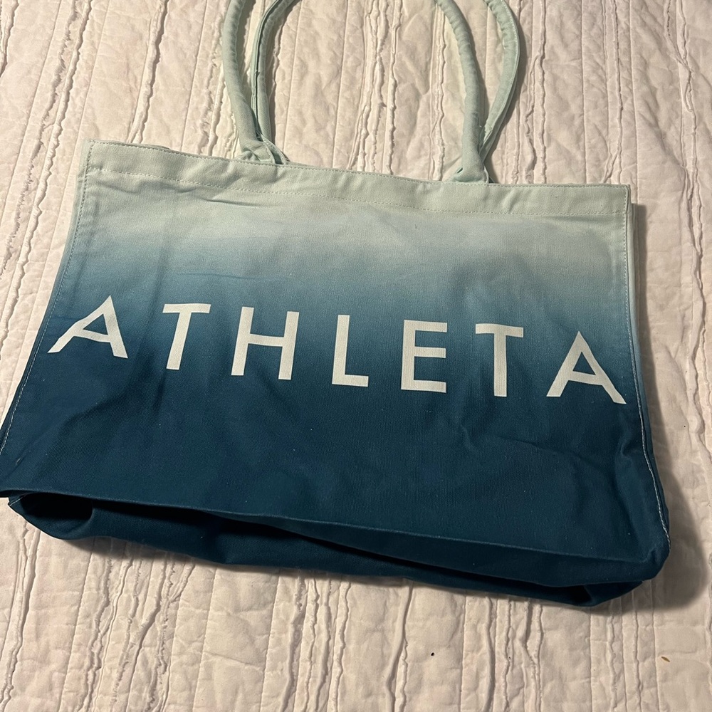 Athleta Blue Ombre Tote Bag